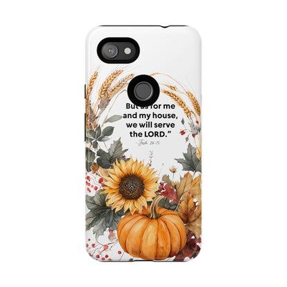 Fall-Themed Phone Case, Cozy Autumn Decor, Inspirational Quote, Pumpkin Design, Gift for Him or Her