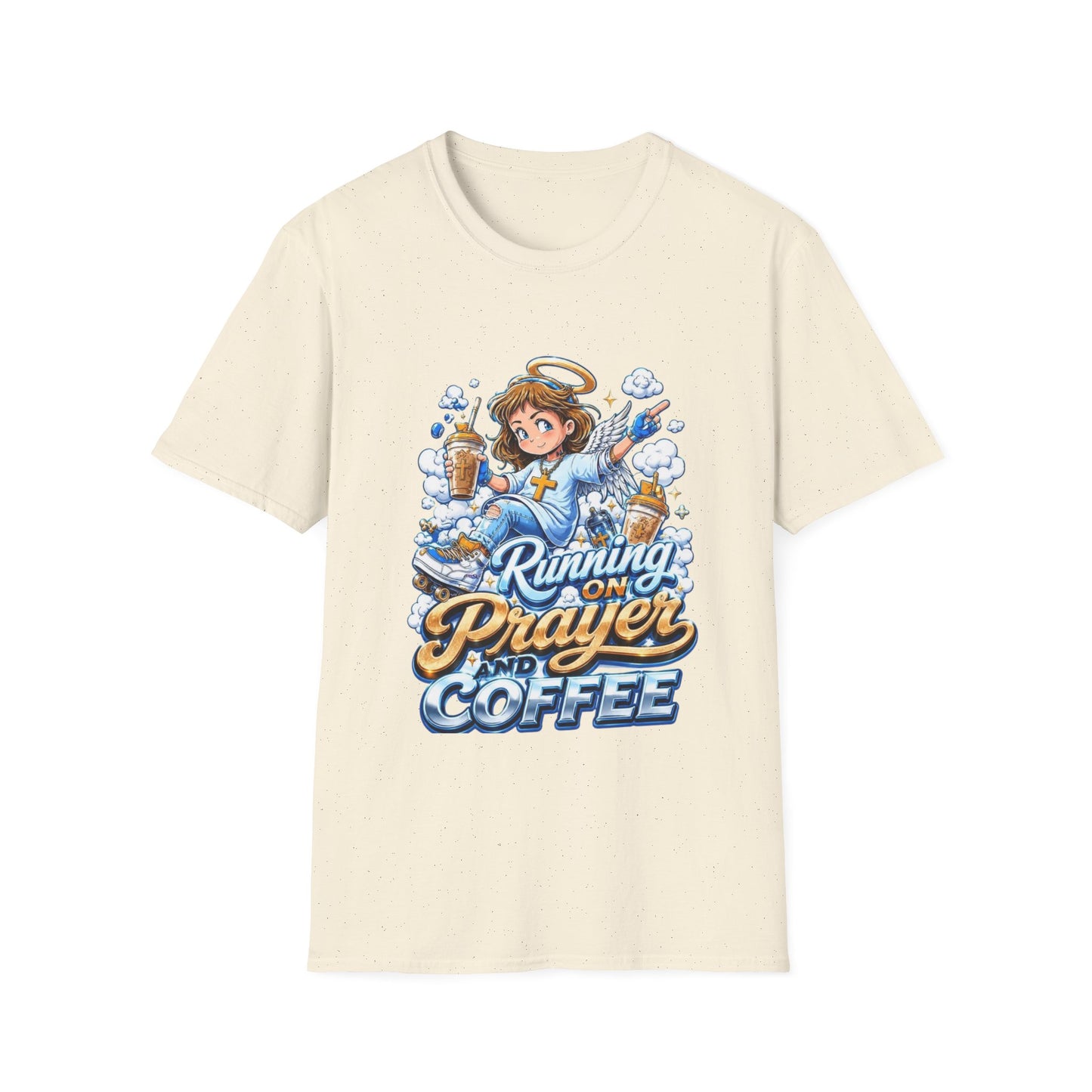 Running on Prayer and Coffee T-Shirt