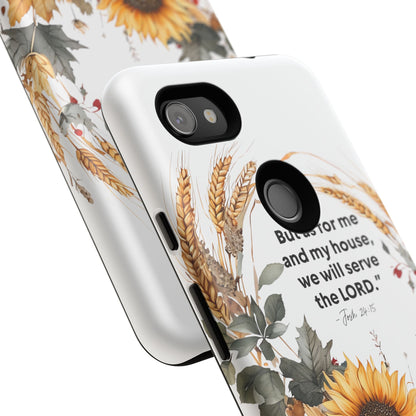 Fall-Themed Phone Case, Cozy Autumn Decor, Inspirational Quote, Pumpkin Design, Gift for Him or Her