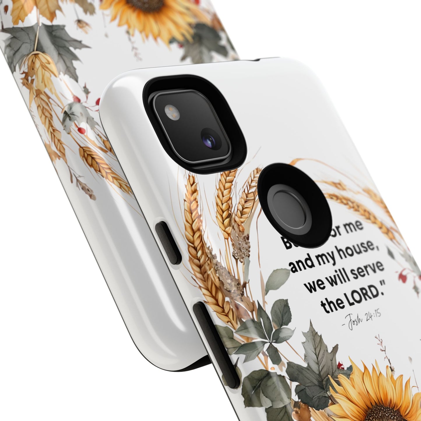 Fall-Themed Phone Case, Cozy Autumn Decor, Inspirational Quote, Pumpkin Design, Gift for Him or Her