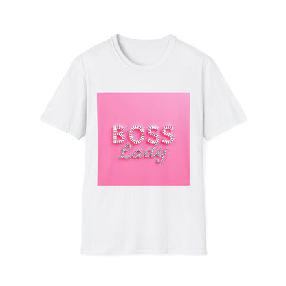 Boss Lady Unisex Softstyle T-Shirt | Empowerment Tee, Gift for Her, Motivational Apparel, Birthday, Women's Day, Casual Wear