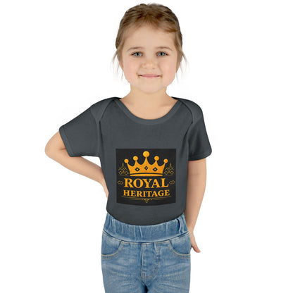Royal Heritage Infant Bodysuit, Cute Baby Onesie, Newborn Gift, Baby Shower Outfit, Crown Theme Baby Apparel