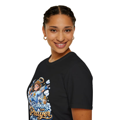 Running on Prayer and Coffee T-Shirt