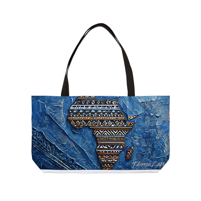 African Print Weekender Tote Bag, Stylish Travel Bag, Eco-Friendly Beach Bag, Fashionable Gym Tote, Unique Gift for Travelers