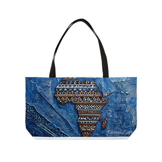 African Print Weekender Tote Bag, Stylish Travel Bag, Eco-Friendly Beach Bag, Fashionable Gym Tote, Unique Gift for Travelers