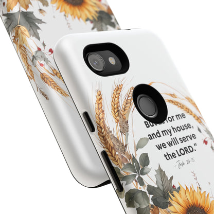 Fall-Themed Phone Case, Cozy Autumn Decor, Inspirational Quote, Pumpkin Design, Gift for Him or Her