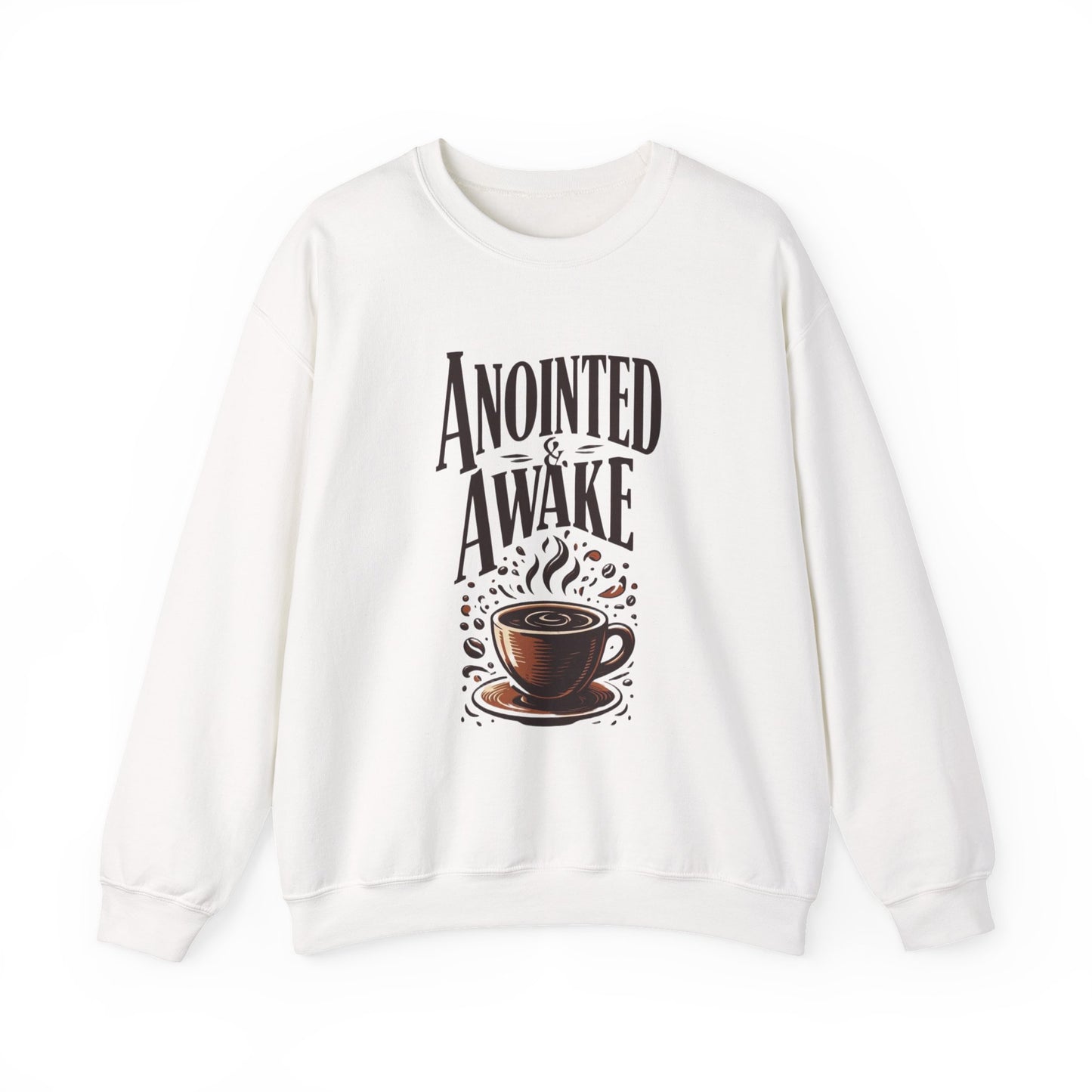 Coffee Lovers Unisex Sweatshirt - "Anointed & Awake" Cozy Crewneck for Daily Inspiration, Perfect Gift for Birthdays, Holidays, and [...]
