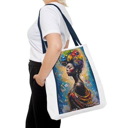 Vibrant Art Tote Bag, Stylish Eco-Friendly Grocery Bag, Elegant Gift for Art Lovers, Fashionable Daily Use, Perfect for Festivals