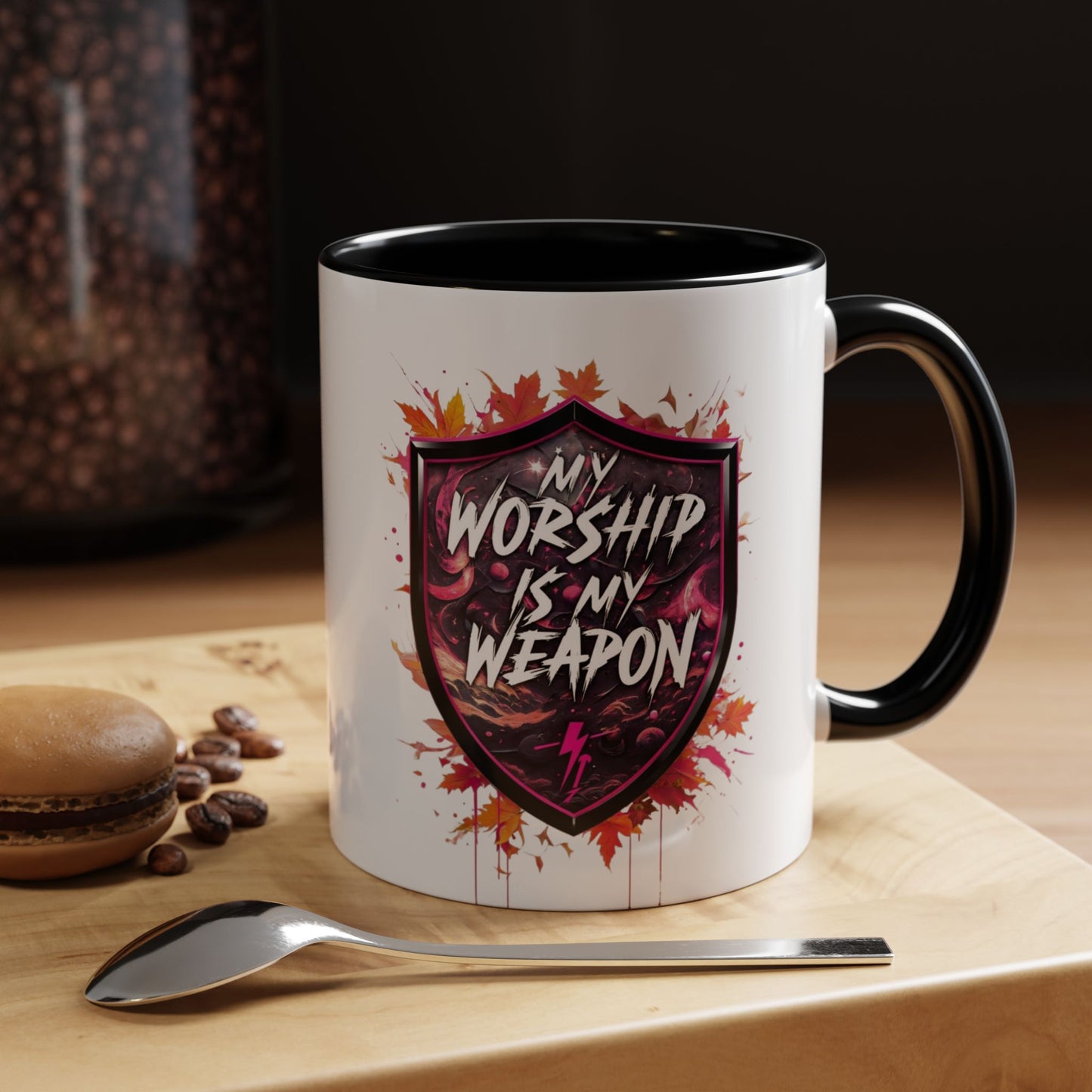 Bold Worship Coffee Mug - My Worship is My Weapon, Inspirational Gift for Coffee Lovers, Motivational Mug, Perfect for Events and [...]
