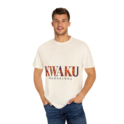Garment-Dyed Unisex T-Shirt - Kwaku Wednesday Inspired Tee, Casual Fashion, Everyday Wear, Unique Gift, Cultural Celebration