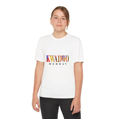 Youth Competitor T-Shirt, Fun Youth Tee, Kwadwo Monday Graphic Tee, Kids Casual Top, Gift for Kids, Birthday Shirt