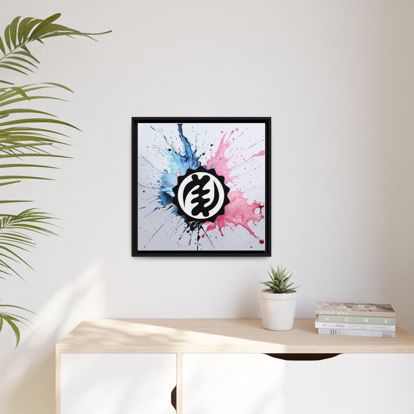 Matte Canvas, Framed (Multi-color)