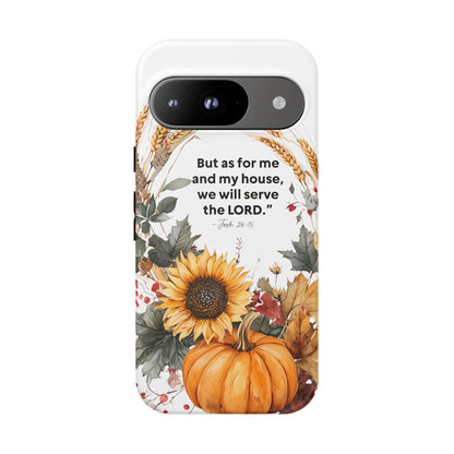 Fall-Themed Phone Case, Cozy Autumn Decor, Inspirational Quote, Pumpkin Design, Gift for Him or Her