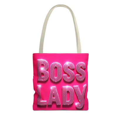 Boss Lady Tote Bag | Stylish Shopping Bag for Women | Perfect Gift for Boss's Day, Birthdays, and Chic Everyday Use