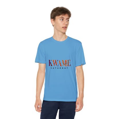 Youth Competitor Tee with KWAME SATURDAY Design - Perfect for Sports Events, Birthdays, Weekend Outfits, Gift for Youth, Casual Wear