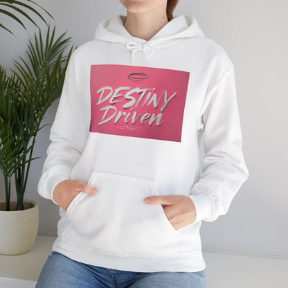 Destiny Driven Hoodie, Unisex Heavy Blend Sweatshirt, Inspirational Apparel, Gift for Dreamers, Cozy Streetwear, Motivational Clothing