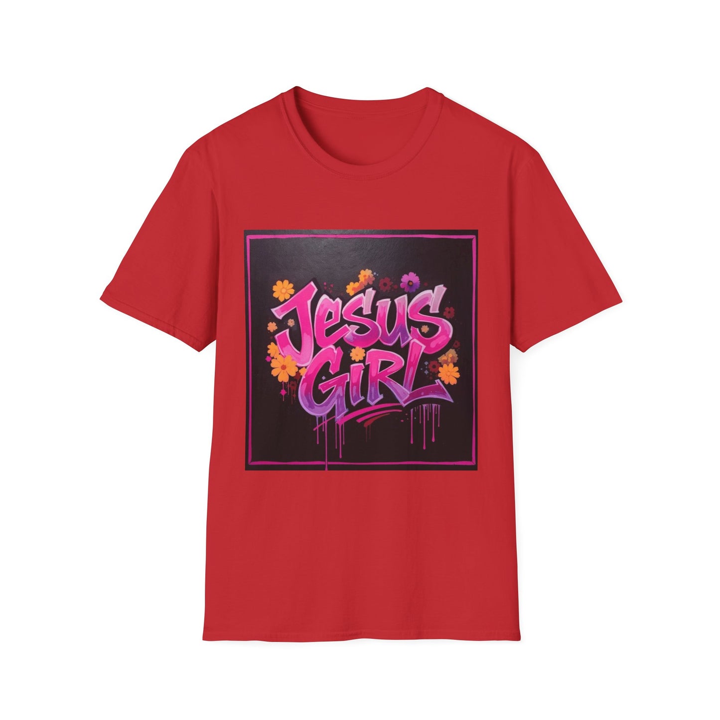 Jesus Girl Graphic T-Shirt, Christian Apparel, Faith-Based Gift, Inspirational Shirt, Summer Style, Trendy Outfits