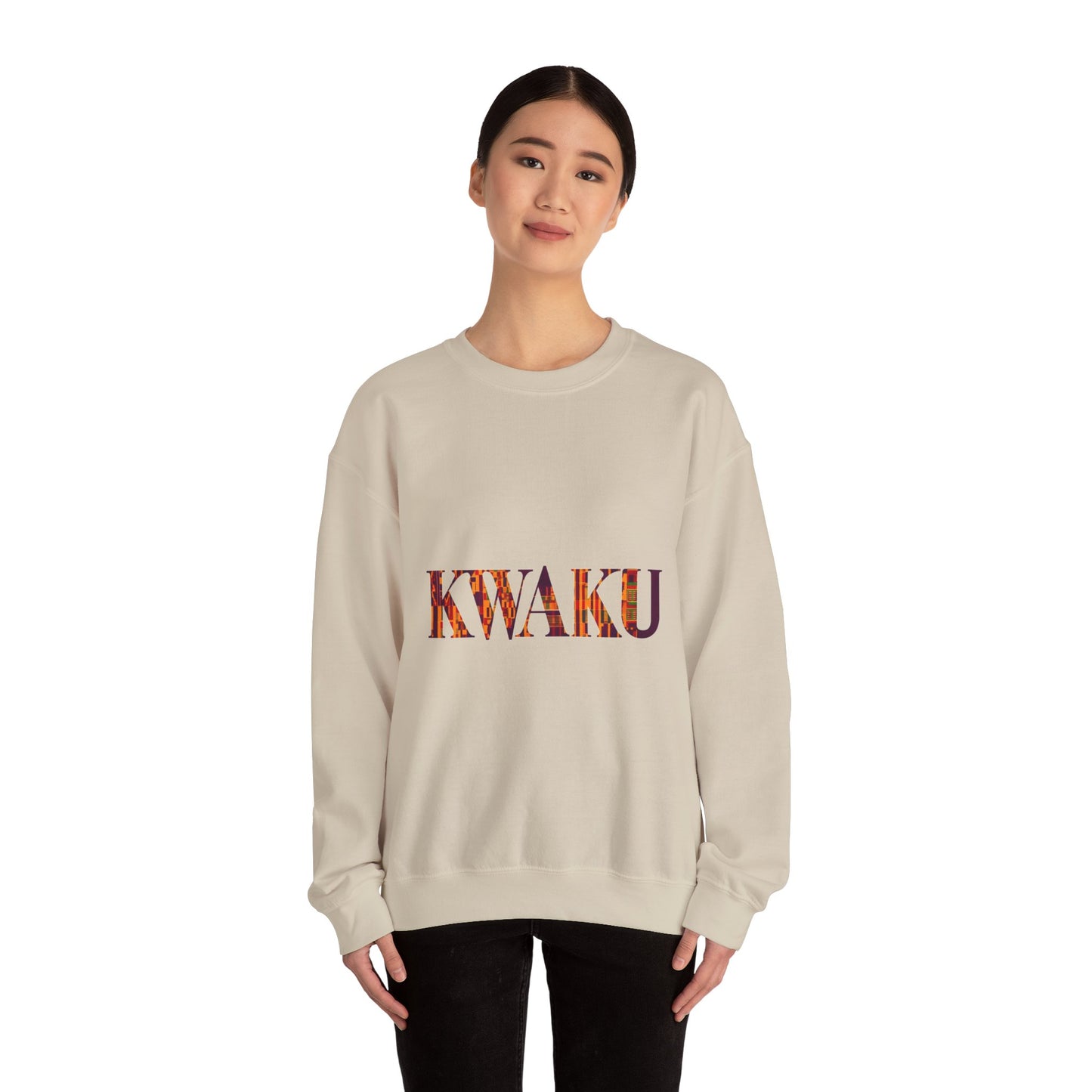 Chic Kwaku Crewneck Sweatshirt - Cozy Lounge Wear, Gift for Him/Her, Stylish Casual, Autumn Fashion, Unique Statement Sweater