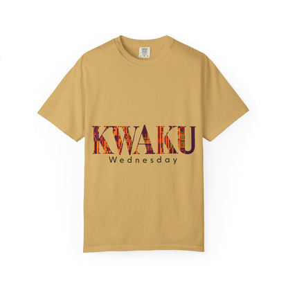 Garment-Dyed Unisex T-Shirt - Kwaku Wednesday Inspired Tee, Casual Fashion, Everyday Wear, Unique Gift, Cultural Celebration