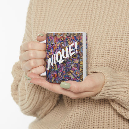 Copy of Floral Comfort Ceramic Mug, Coffee Cup Gift for Dog Lovers, Inspirational Mug for Birthdays, Housewarming, Pet Memorial