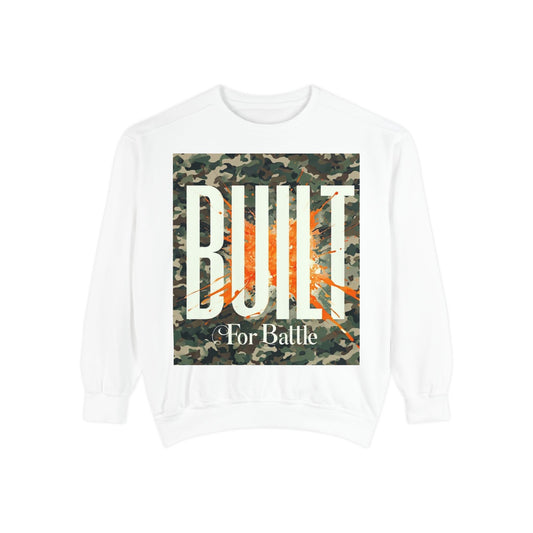 Battle-Ready Unisex Sweatshirt | Cozy Streetwear | Gift for Him or Her | Fall Fashion | Casual Wear | Camo Design