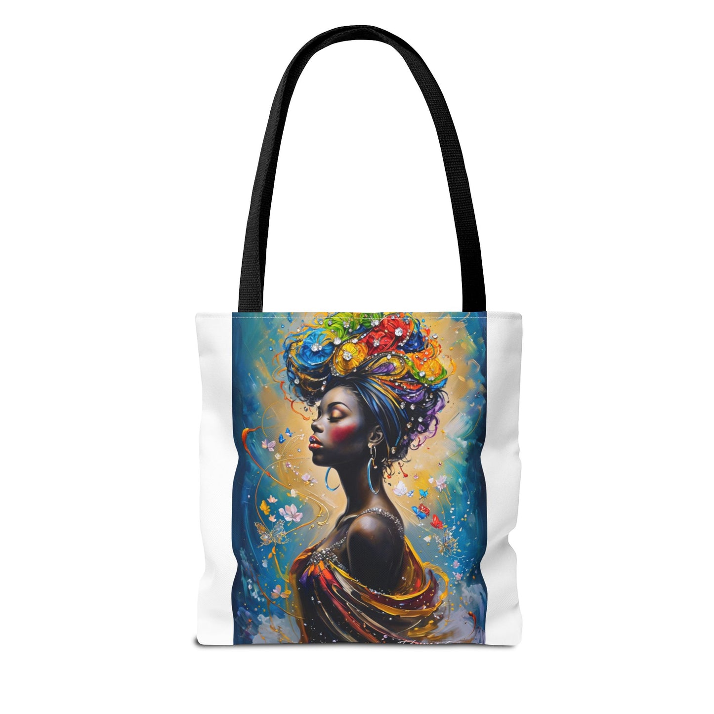 Vibrant Art Tote Bag, Stylish Eco-Friendly Grocery Bag, Elegant Gift for Art Lovers, Fashionable Daily Use, Perfect for Festivals