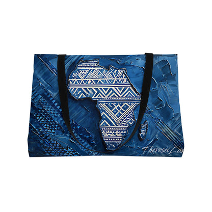 African-Inspired Weekender Tote Bag | Stylish Travel Bag, Vacation Tote, Beach Carryall, Fitness Organizer, Gift for Travelers