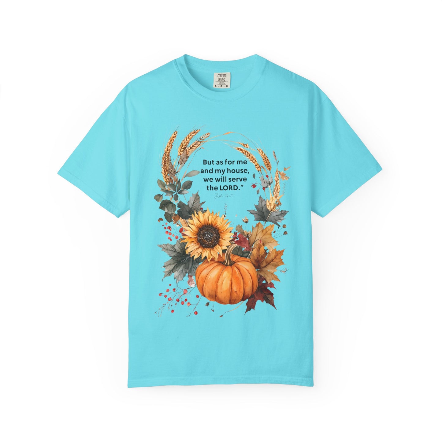 Fall-Inspired Unisex T-Shirt - 'But as for me and my house we will serve the LORD' - Autumn Apparel, Seasonal Gift, Christian Tshirt, [...]