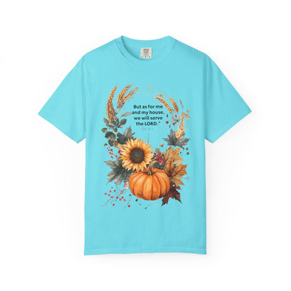 Fall-Inspired Unisex T-Shirt - 'But as for me and my house we will serve the LORD' - Autumn Apparel, Seasonal Gift, Christian Tshirt, [...]