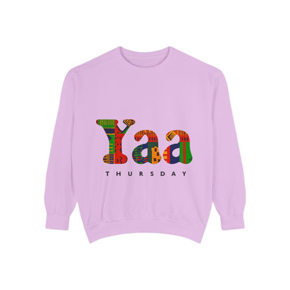Copy of Garment-Dyed Sweatshirt with 'AKUA Wednesday' Design - Cozy Unisex Style, Perfect for Casual Wear, Gifts, and Everyday Comfort