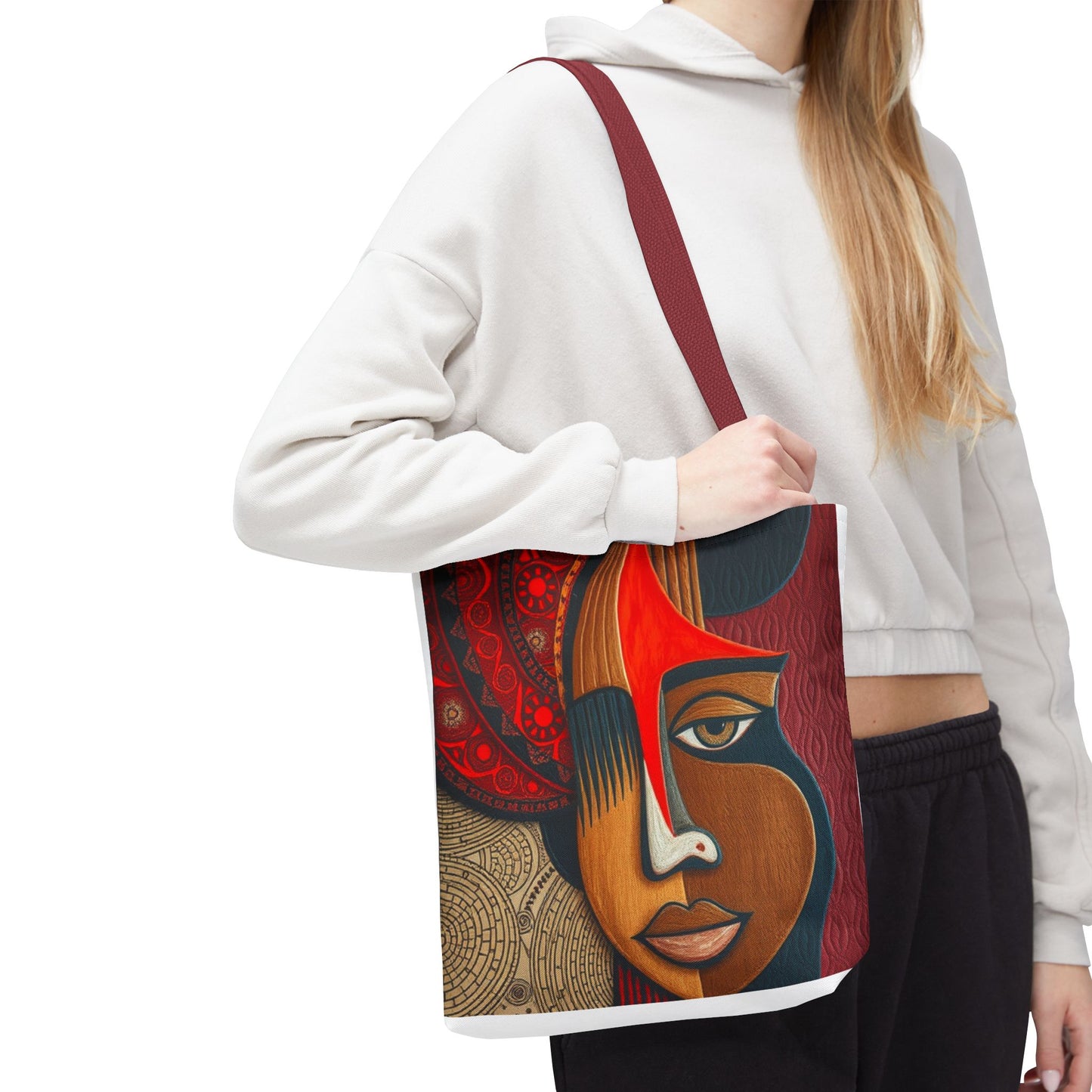 Bohemian Art Tote Bag, Stylish Reusable Bag, Handmade Gift, Ethnic Pattern Shopper, Eco-Friendly Beach Bag, Unique Canvas Purse