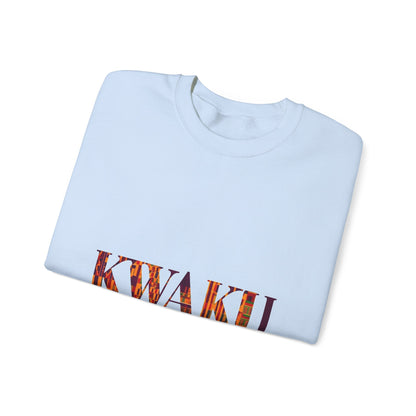 Chic Kwaku Crewneck Sweatshirt - Cozy Lounge Wear, Gift for Him/Her, Stylish Casual, Autumn Fashion, Unique Statement Sweater