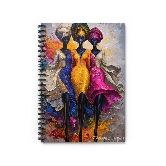 Vibrant Spiral Notebook - Artistic Floral Design, Colorful Journal for Creative Minds, Gift for Art Lovers, Unique School Supplies, [...]
