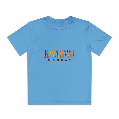 Youth Competitor T-Shirt, Fun Youth Tee, Kwadwo Monday Graphic Tee, Kids Casual Top, Gift for Kids, Birthday Shirt