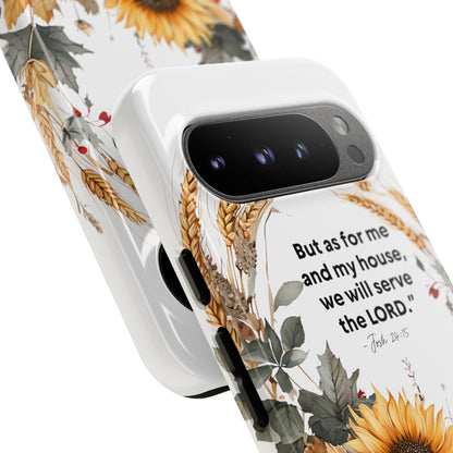 Fall-Themed Phone Case, Cozy Autumn Decor, Inspirational Quote, Pumpkin Design, Gift for Him or Her