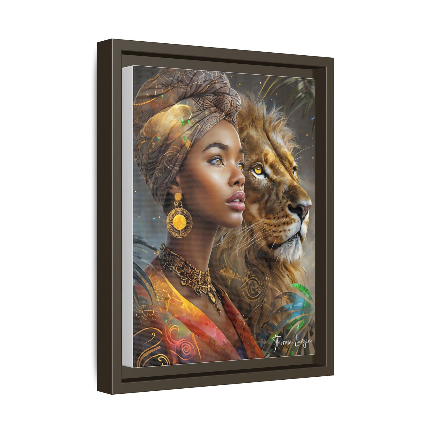Matte Canvas, Framed (Multi-color)