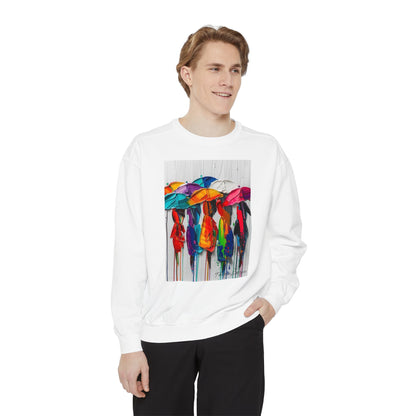 Colorful Umbrella Art Sweatshirt | Unisex Garment-Dyed Apparel, Cozy Gift for Rainy Days, Art Lover's Sweatshirt, Trendy Layering [...]
