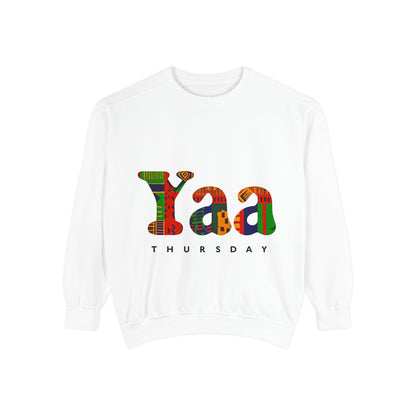 Copy of Garment-Dyed Sweatshirt with 'AKUA Wednesday' Design - Cozy Unisex Style, Perfect for Casual Wear, Gifts, and Everyday Comfort