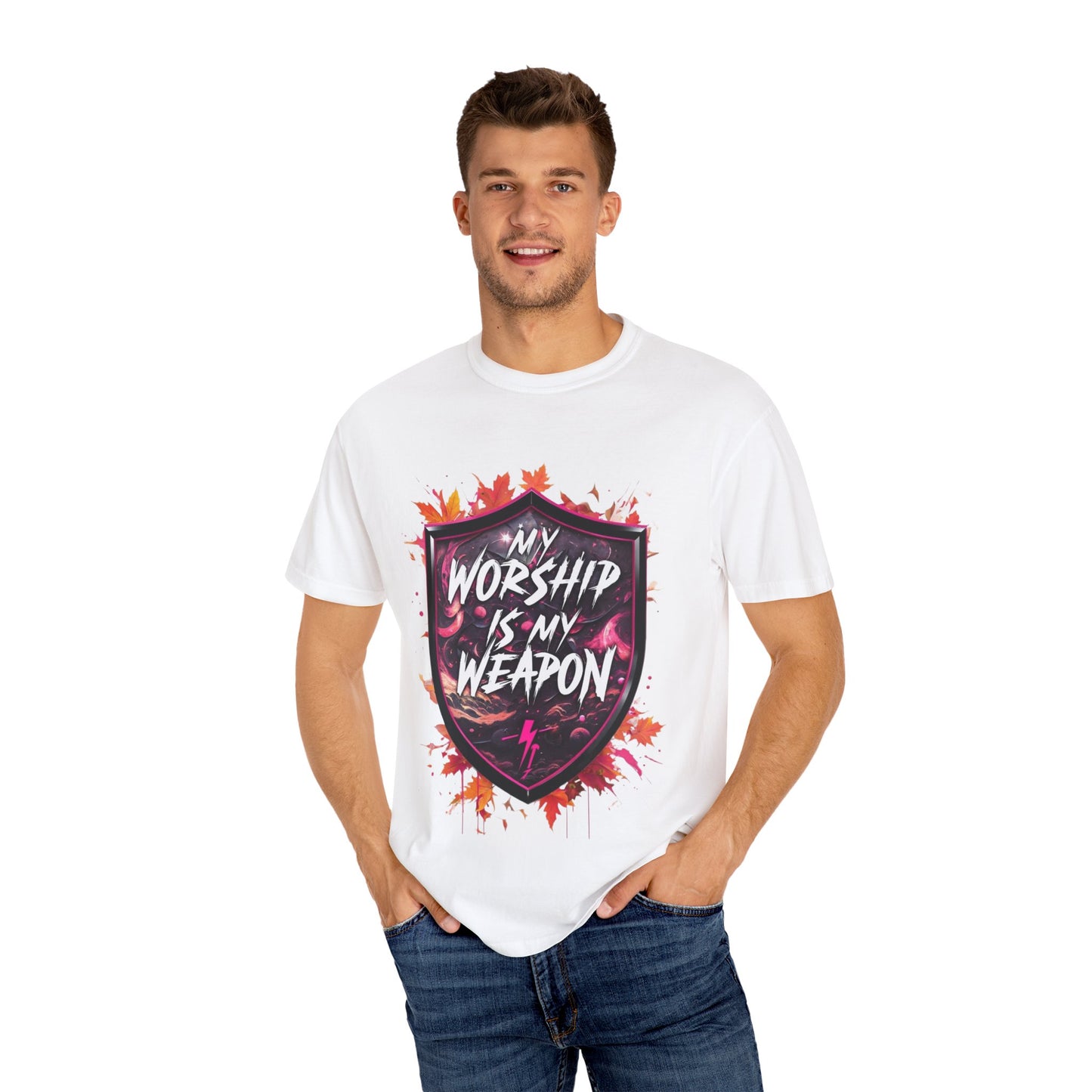 My Worship is My Weapon T-Shirt, Unisex Tee, Spiritual Gift, Christian Apparel, Faith-Based Shirt