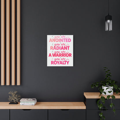 Inspirational Wall Art Print, Motivational Home Decor, Christian Canvases, Gift for Her, Uplifting Affirmations