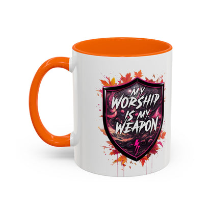 Bold Worship Coffee Mug - My Worship is My Weapon, Inspirational Gift for Coffee Lovers, Motivational Mug, Perfect for Events and [...]