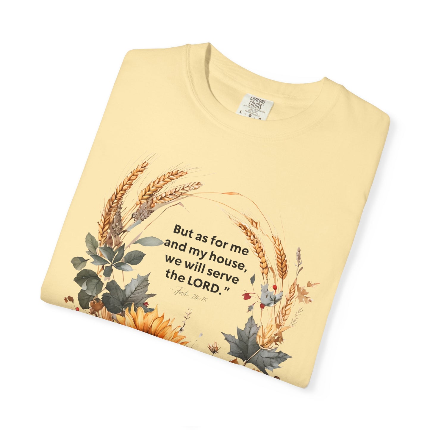 Fall-Inspired Unisex T-Shirt - 'But as for me and my house we will serve the LORD' - Autumn Apparel, Seasonal Gift, Christian Tshirt, [...]