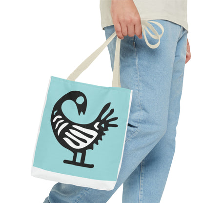 Artistic Tote Bag with Unique Swan Design, Eco-Friendly Grocery Bag, Stylish Beach Bag, Gift for Bird Lovers, Travel Tote