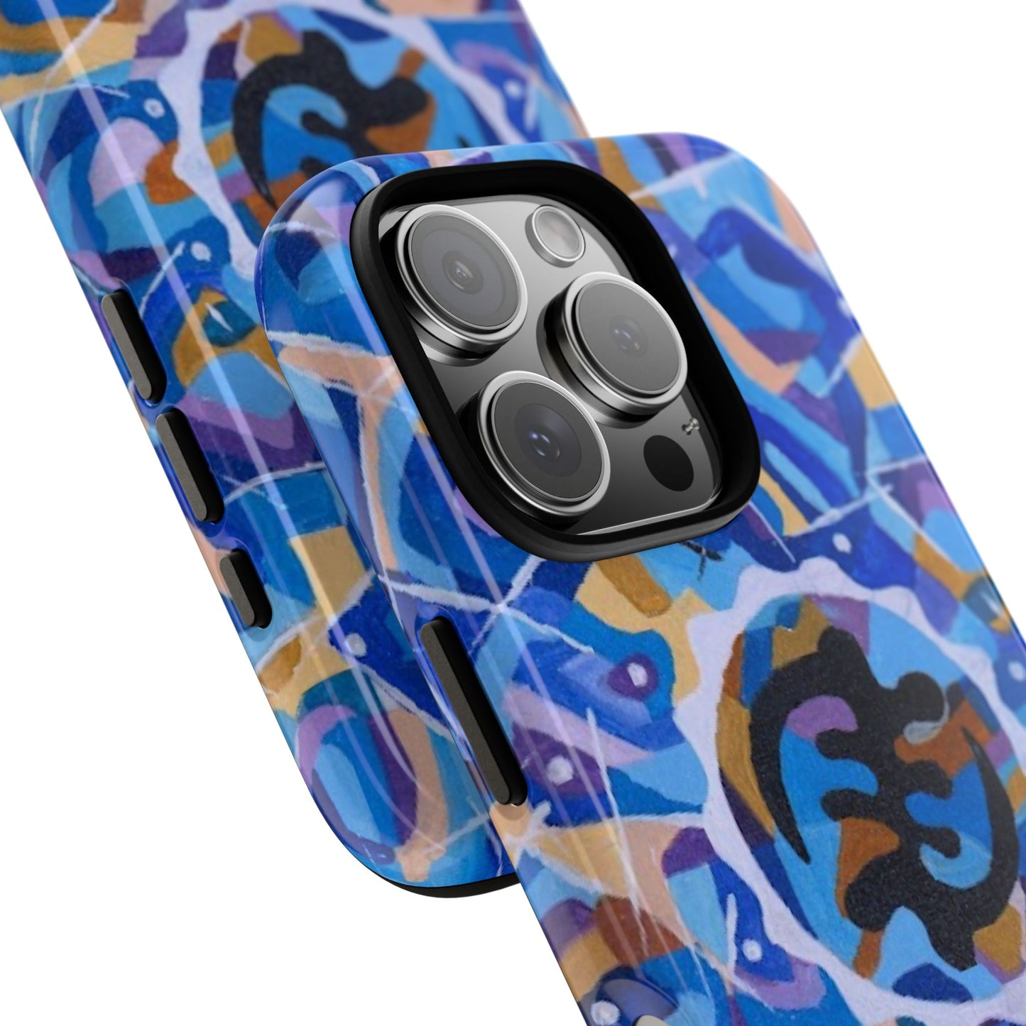 Artistic Phone Case, Colorful Tough Case for iPhones, Trendy Phone Cover, Unique Phone Protector, Gift for Art Lovers, Modern Phone [...]