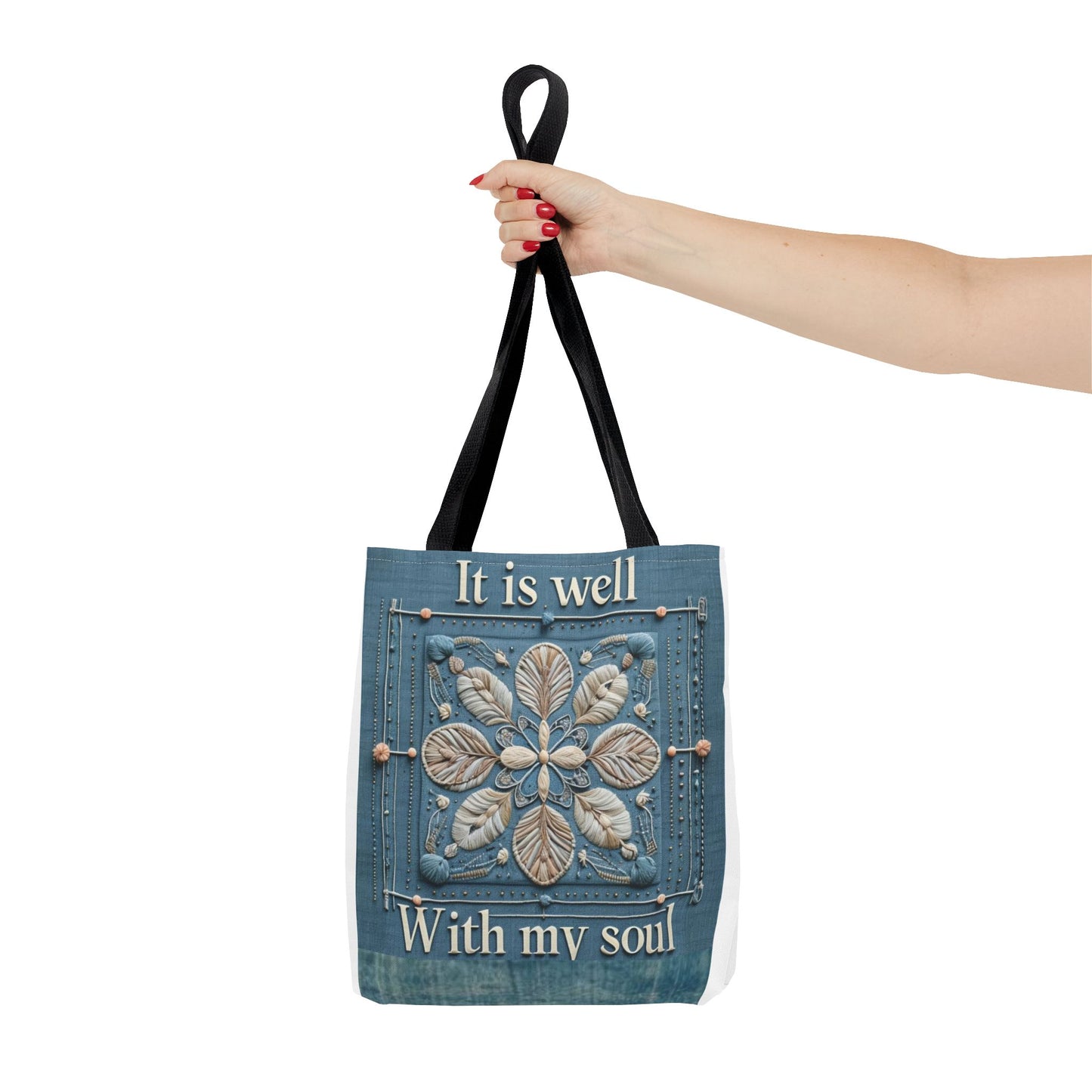 Inspirational Tote Bag, Faith-Based Bag, Motivational Shopping Bag, Personalized Gift, Spiritual Accessory