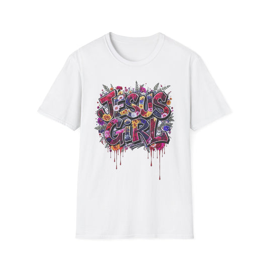 Jesus Girl Unisex T-Shirt, Trendy Graphic Tee, Christian Apparel, Gift for Believers, Casual Wear, Spiritual Vibes