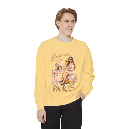 Emotionally in Paris Sweatshirt — Paris Perfume Graphic Crewneck