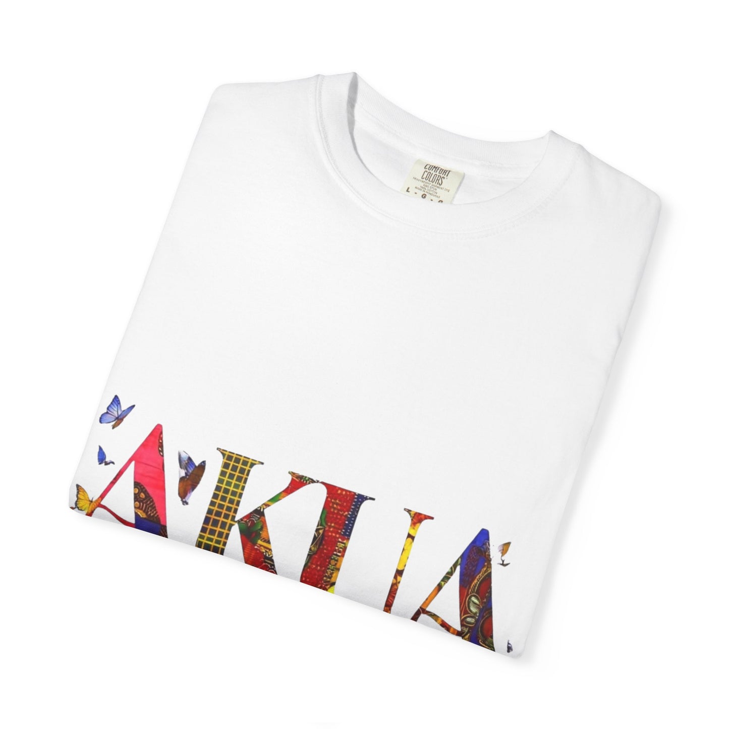 Colorful 'AKUA Wednesday' Unisex Garment-Dyed T-Shirt | Casual Wear, Graphic Tee, Street Style, Unique Gift, Daily Wear