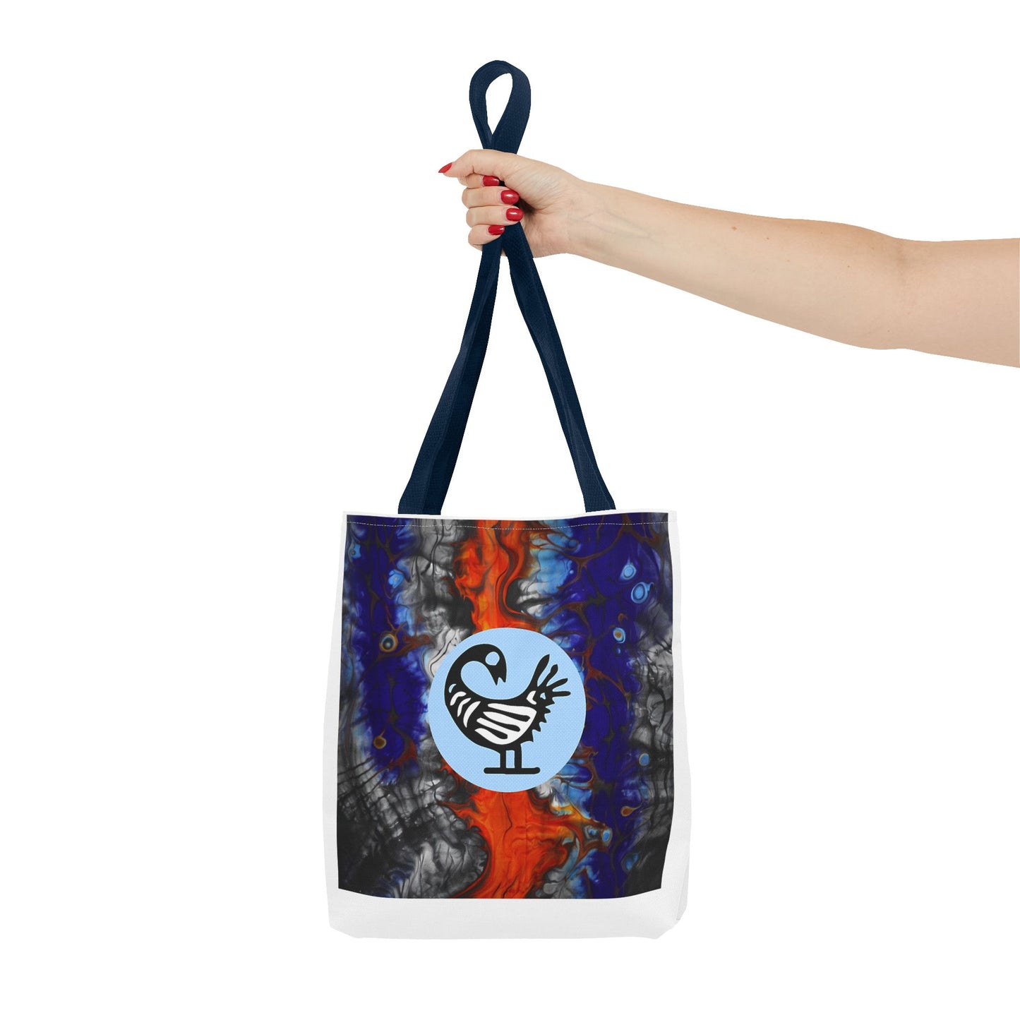 Vibrant Abstract Tote Bag - Artistic Carried Canvas, Eco-Friendly Shopping Companion, Gift for Art Lovers, Travel Enthusiast, Vibrant [...]