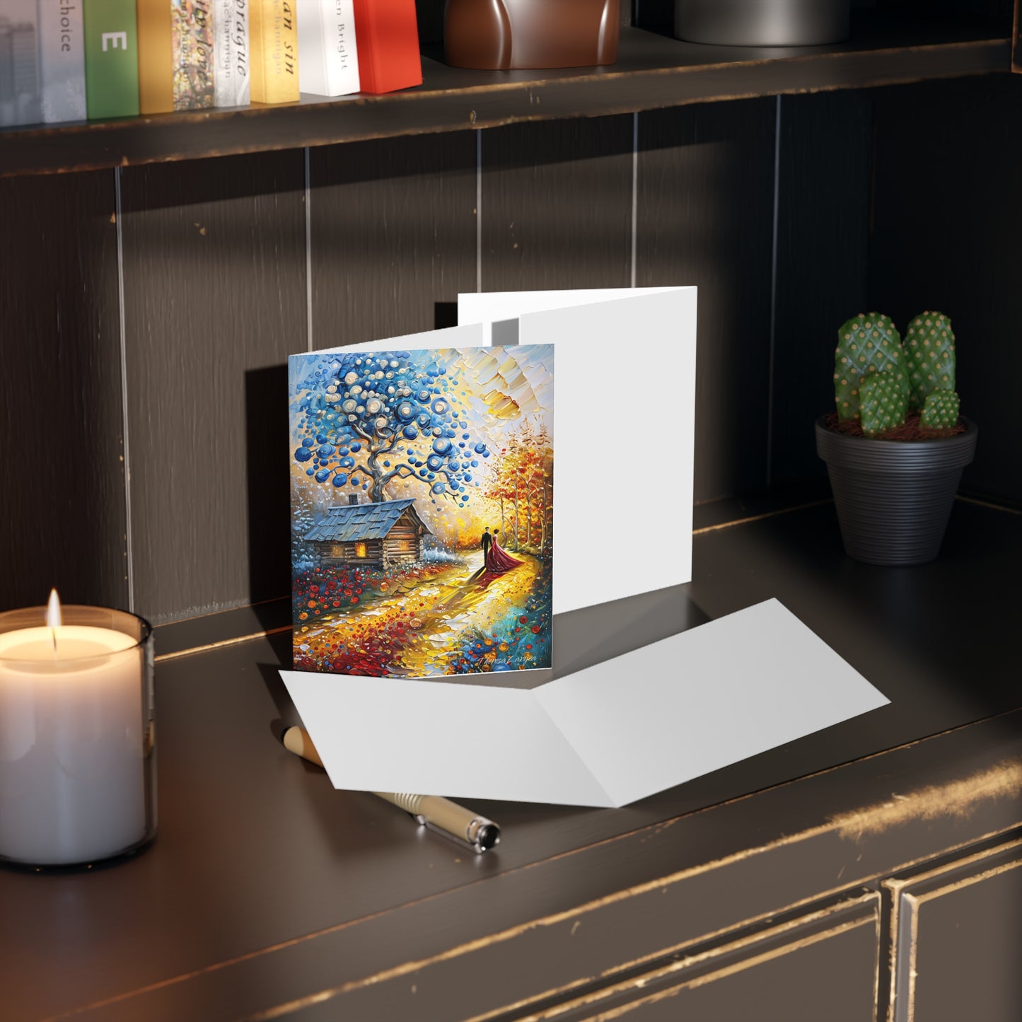Artistic Greeting Cards - Set of 8, 16, or 24, Perfect for Weddings, Anniversaries, Holidays, and Special Occasions